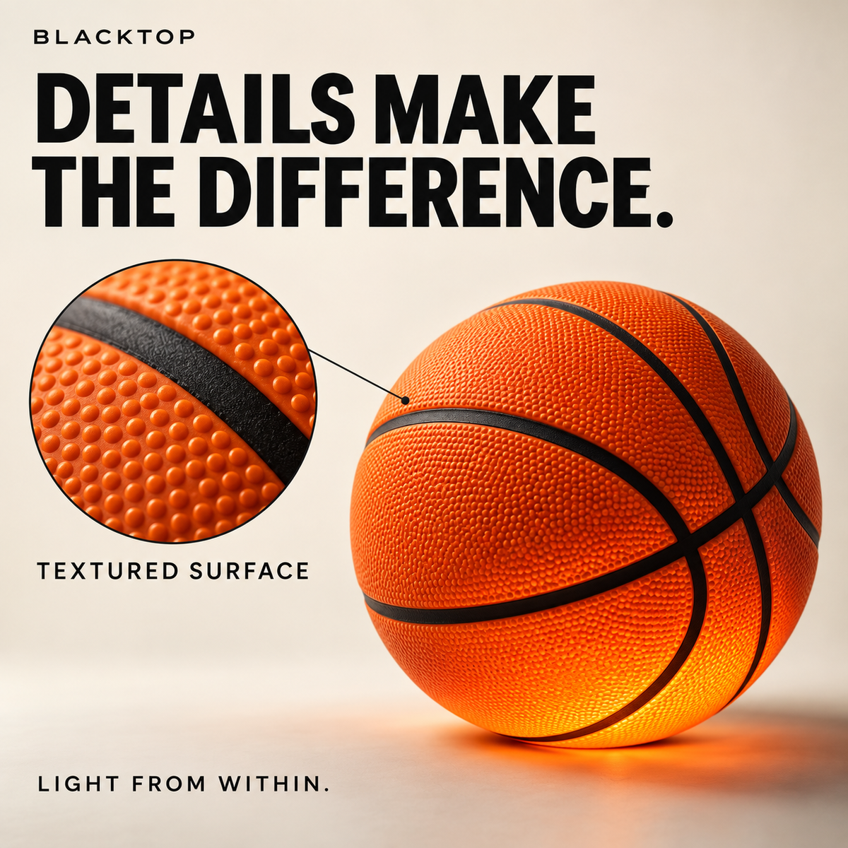 Glow Basketball — Hoop Past Dark